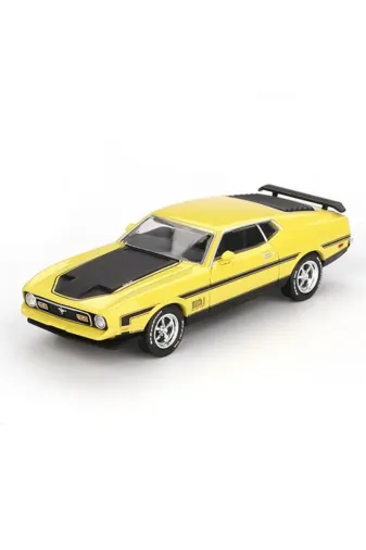 NW NessiWorld casaxmlMGT01139 1/64 Ford Mustang Mach1 Grabber Yellow