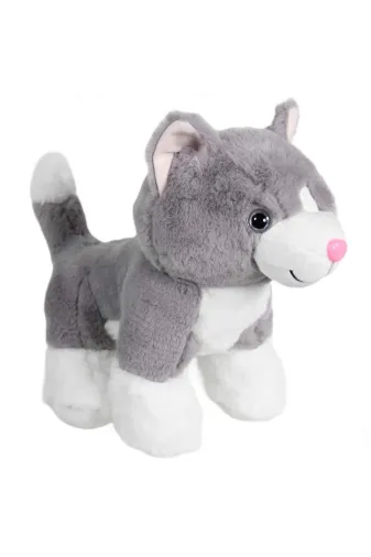 NW NessiWorld NURSXMLDD-30798 Kedi Peluş Gri 36 Cm