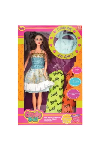 NW NessiWorld xmlsptOYD-02281 Anlily Çantalı Yedek Elbiseli Bebek 2281