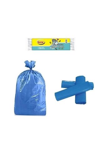 Ögem RT-RYL-HMR10889 Battal Boy Çöp Torbası 75 X 90 Cm 10 Lu Rulo X 1 Paket = 10 Adet (Mavi)