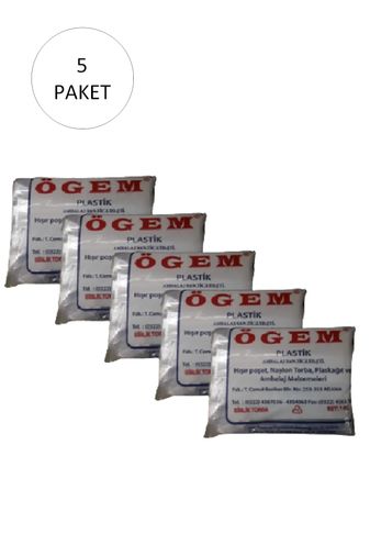 Ögem RT-RYL-HMR11058 Bakkaliye Naylon Torba Birlik 20X30 Cm 1 Kg 5 Paket (Takriben 1,150 Adet)