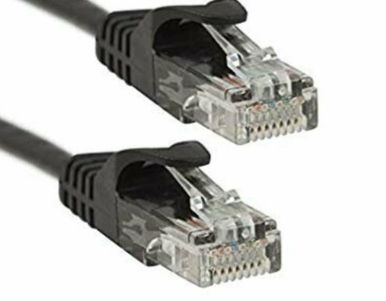 OJC Cat 6 UTP Patch Cord 0.5 Mt Siyah Cat6 Kablo