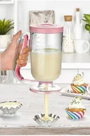 Ölçekli Hamur Porsiyonlayıcı Dağıtıcı Pancake Krep Muffin Krema Puding Kolay Akıtma Yardımcısı