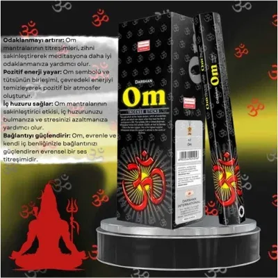 OM Meditasyon Tütsüsü 20 Çubuk