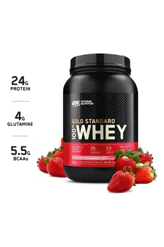 ON Optimum Nutrition OPTMM4 Optimum Nutrition Whey Gold Standart Strawberry 2 Lbs