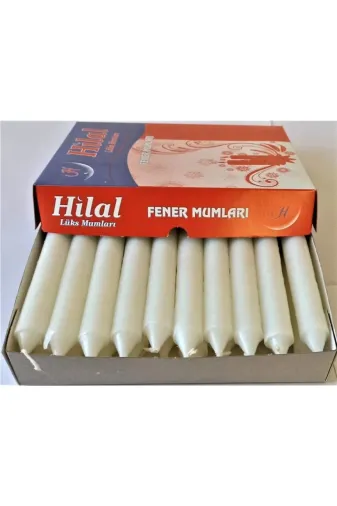 Online Kapında Gereç-004 Ekonomik Beyaz Lux Battal Mum 20'li