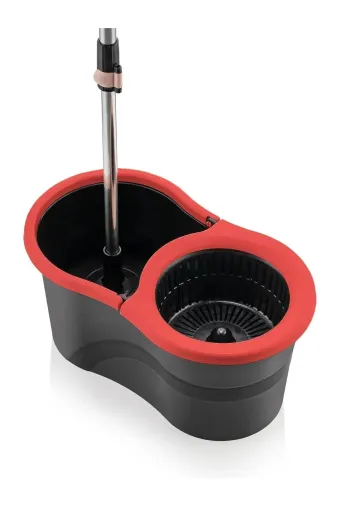 Online Kapında Temizlik-001 Çiraci Dynamic Black Edition Mop Temizlik Seti