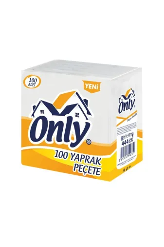 Only Kağıt 00000262626 Kare Peçete 100 Yaprak 32’Li Paket