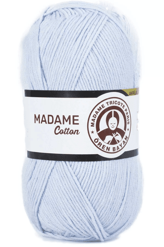 Ören Bayan RT-NI3HLXQE7D 1 Adet Madame Cotton El Örgü İpi Yünü 100 Gr 031 Bebe Mavisi