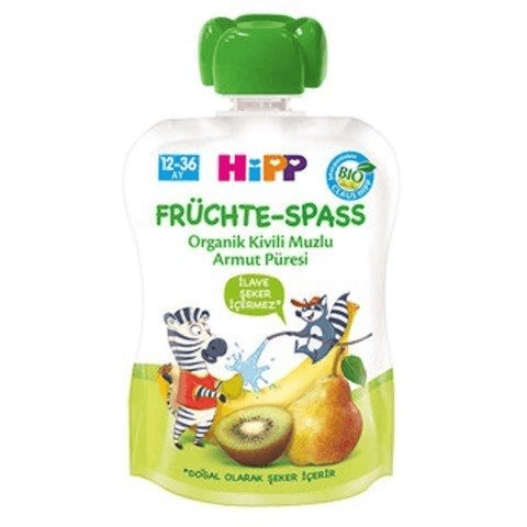 Organik Kivili Muzlu Armut Püresi 100 Gr