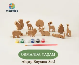 ORMANDA YAŞAM Temalı Ahşap Boyama Seti
