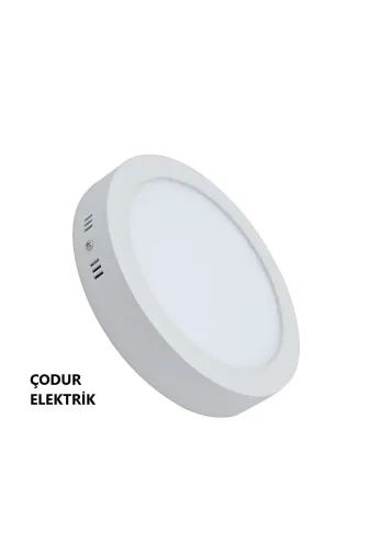 Osaka Light BLD 147 25W 4000 Ilık (Kırık) Beyaz 1920 Lümen A Enerji 225Mm Genişlik Sıva Üstü Yuvarlak Led Panel Armatür