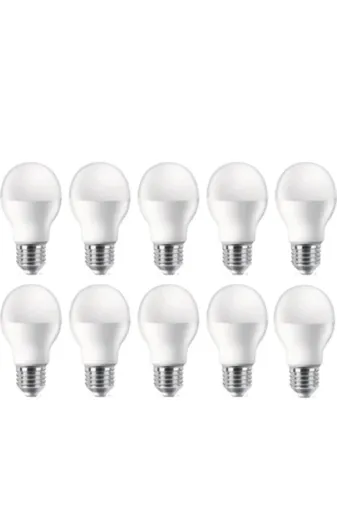 Osaka Light Led 1001 18Watt (10 Lu Paket) E27 Duylu 3000Kelvin Gün Işığı (Sarı Işık) A70 1300 Lümen Led Ampul