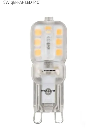 Osaka Light LED 146 3W = 25W Eşdeğer 6500 Kelvin Beyaz Işık G9 Duylu Şeffaf 200 Lümen A Enerji Led Kapsul Ampul