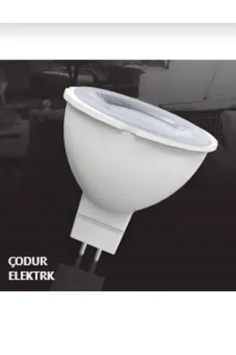 Osaka Light Pro 710 7W = 50W Eşdeğer 3000 Gün Işığı (Sarı Işık ) 220V Mr16 İğne Bacak Led Cob Spot Ampül 630Lm A Enerji