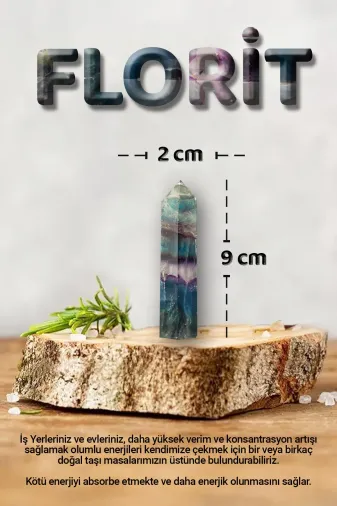 OSMANLI DEĞERLİ TAŞ ODTDT-22 Sertifikalı Florit Doğal Taş