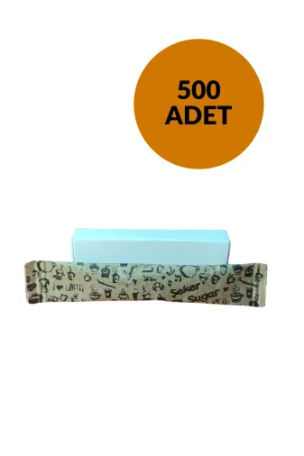 otel bukleti stick1kahveseker1 Stick Toz Şeker Kahverengi Ambalaj X 500 Adet