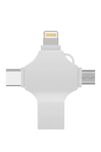 Otg 4in1 Cep Telefonu Çok Fonksiyonlu Usb Flash Bellek 128 Gb Type-c, Micro Sd Ve Kart Okuyucu