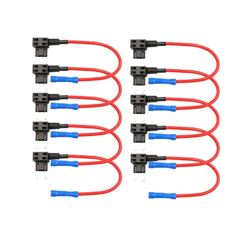Otoak 113144093 Mini Bıçak Sigorta Çoklayıcı Fuse Tap 10 Adet
