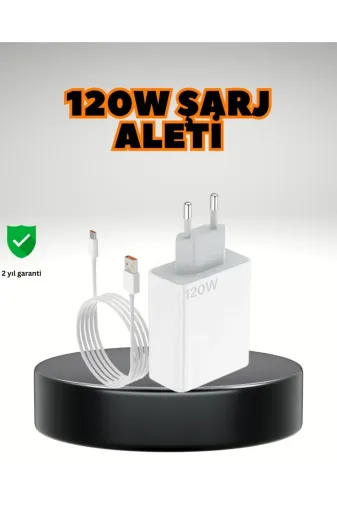 OtoTech UCZZZ120WŞARJALETİ-7 120 Watt Ultra Hızlı Şarj Seti Realme 7 8 9 Pro Uyumlu