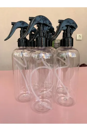 otuzikidiş OtelBukleti-9824 1 Adet Parfüm,kolonya,dezenfekten,ve Deterjan Için Boş Fısfıs Sprey Şişe 400 Ml Şeffaf