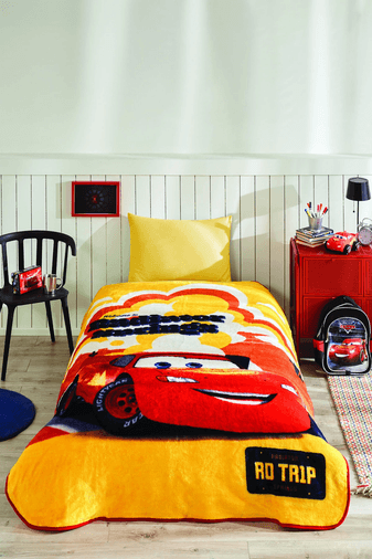 Özdilek carradiat Cars Radiator Disney Lisanslı Tek Kişilik Çocuk Battaniyesi 155X215 Cm