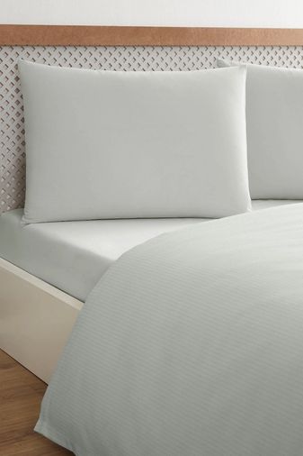 Özdilek -Colourist Gri- Bamboo Lastikli Çarşaflı Tek Kişilik Pike Takımı