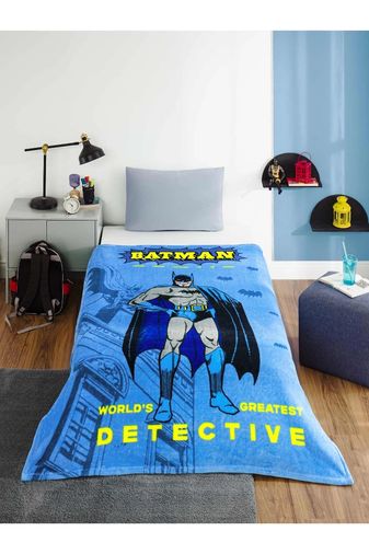 Özdilek Lisanslı -Batman Dedective- Tek Kişilik Çocuk Battaniye (150x200)