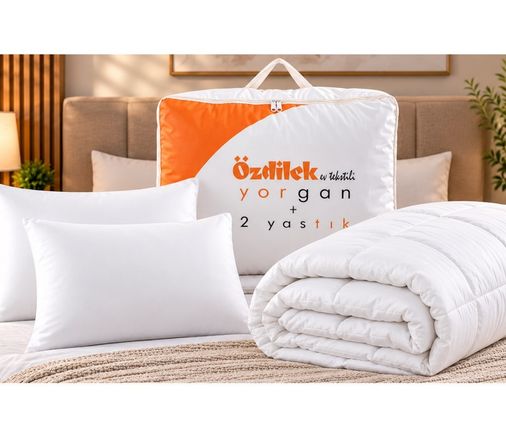 Özdilek Microsoft Mikrofiber Çift Kişilik Yastık+Yorgan Seti