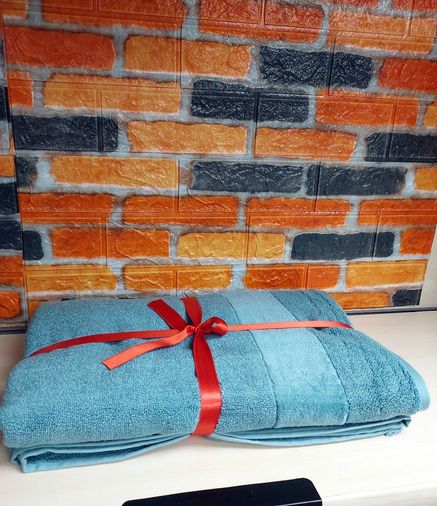 Özdilek Svv Border Yeni Seri Banyo Havlusu (76x147) - Aqua (Su)