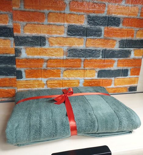 Özdilek Svv Border Yeni Seri Banyo Havlusu (76x147) - Fern Green (Yeşil)