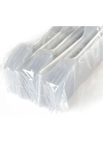 PACK 10076 Plastik Lüks Sağlam Çatal 100 ' Adet