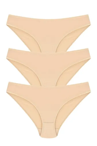 Papatya PPTY200 %100 Pamuk Bikini Model Külot 3'lü Paket