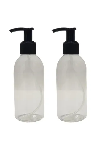 Paradise 8697431711217 Sert Plastik 150 Ml Boş Sprey Kolonya Dezenfektan Şişesi + Sıvı Sabun Pompalı 2 Adet