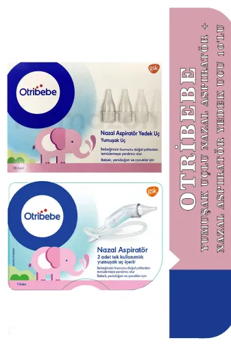 PARKFARMA880156 Yumuşak Uçlu Nazal Aspiratör + Otribebe Nazal Aspiratör Yedek Ucu 10'lu