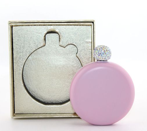 Paslanmaz Çelik Matara 5 Oz Pembe