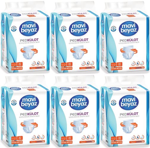 Ped Emici Külot Hasta Bezi XL Ekstra Büyük 180 Adet