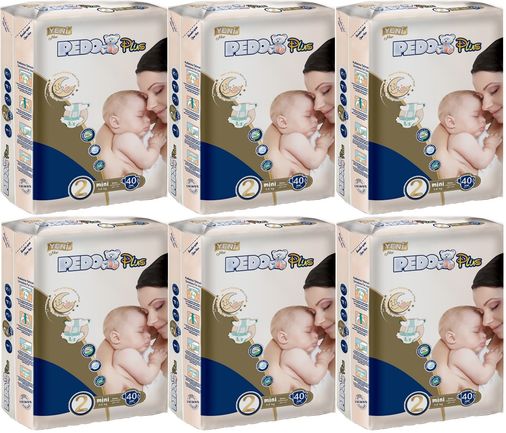 Pedo Plus Bebek Bezi 2 Beden 3-6 KG Mini 240 Adet Jumbo Avantaj Pk