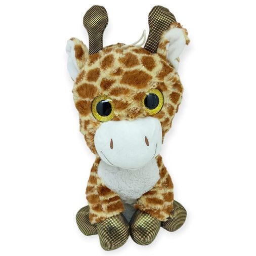 Peluş Cam Gözlü Hayvanlar 25 cm - Zürafa