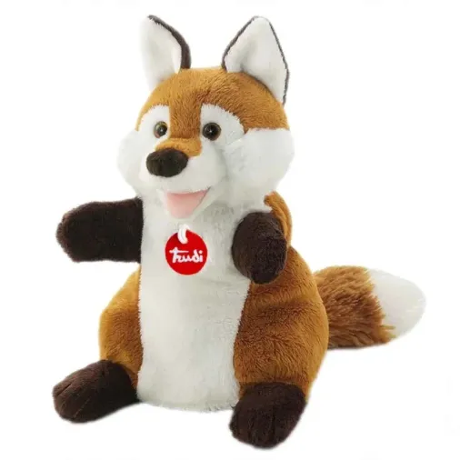 Peluş Tilki El Kuklası 25 cm Eğlenceli Oyun Arkadaşı