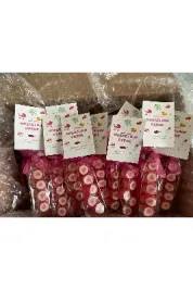Pembe Kalp Parmak Şeker 100 Adet