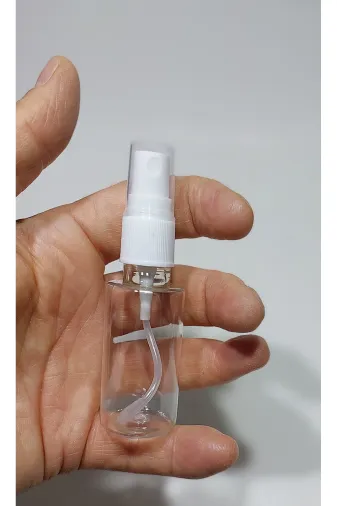 Petçi cam salih 8697431785749 100 Adet Boş Şişe Spreyli Kolonya Şişesi Doldurulabilir Cep Plastik Parfüm Şişesi 30 Ml