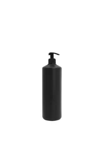PETKAP PTKP000270 100 Adet - 1000Ml Plastik Siyah Boş Şişe, Siyah Sıvı Sabun Pompalı
