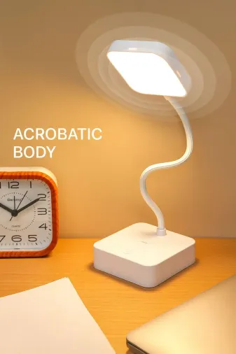Petrix P 1954B 1954B Şarjli Dimerli 20 Led 3 Renk Masa Lambasi Beyaz