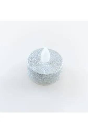 Petrix Petrıx Pd203-4 4'lü Led Tealight - Yanma Efektli Silver-Gümüş (2 Paket)