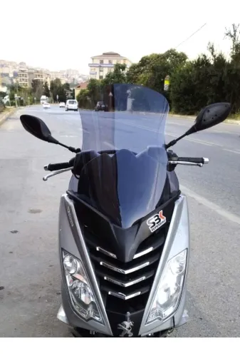 Peugeot Citystar 200 Ön Cam 2017-2018 Model 56cm Füme Renkli 4mm UZUN