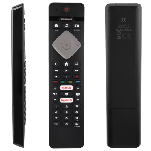 Philips 43pus6504/62 Ambilight Netflix-rakuten Tv Tuşlu Led Tv Kumandası