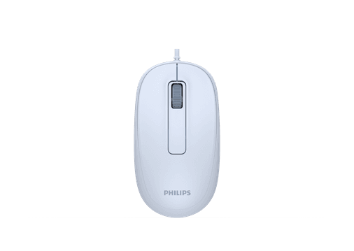 Philips SPK7238 USB Kablolu Mouse Açık Mavi