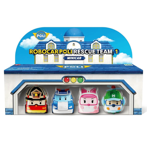 POLI MRT-760 Eco Lounge Mini Kasabanın Kurtarma Araçları 4lü Set