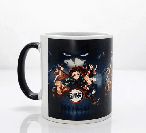 Porselen Renk Değiştiren Demon Slayer Kupa Bardak Aalk383